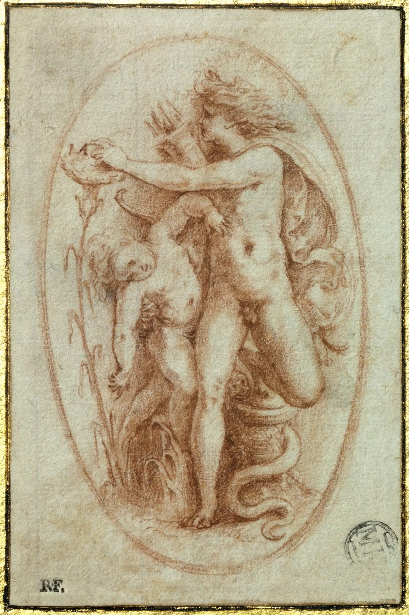Perin del Vaga - 192, Apollo e Giacinto, Louvre, Parigi